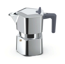 Pezzetti - PENTAEXPRESS Aluminiowa kawiarka (3 filiżanki) - Srebrny