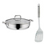 Kela - Zestaw naczynie 28cm Flavoria+stalowa łopatka