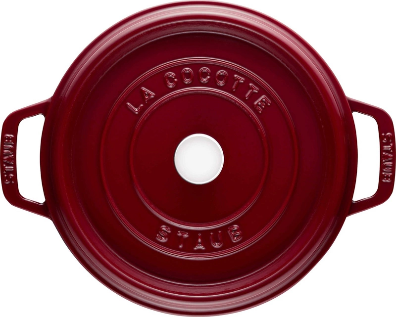 Staub - Garnek żeliwny okrągły 3.8 l bordeaux