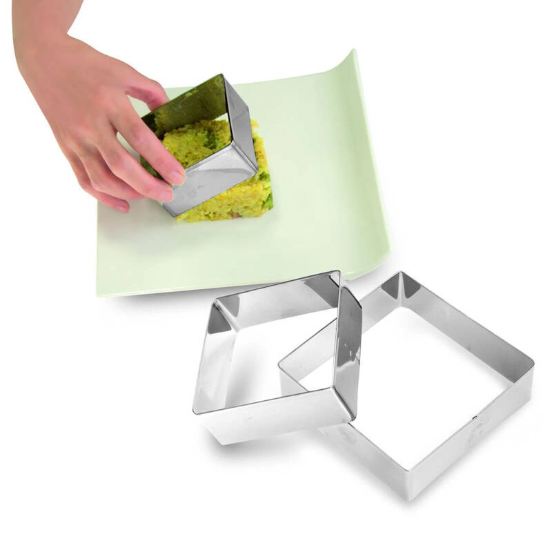 i Genietti - Zestaw 3 foremek do ciastek w kształcie kwadratów