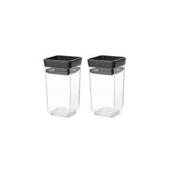 Brabantia - Pojemniki zestaw 2 szt. 0,15 l grafitowy Tasty+