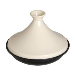 Staub - naczynie do tajine 20 cm, beżowo-czarny