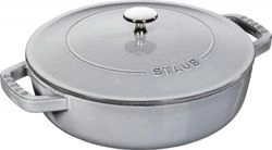 Staub - głęboka patelnia żeliwna Chistera szara 28 cm