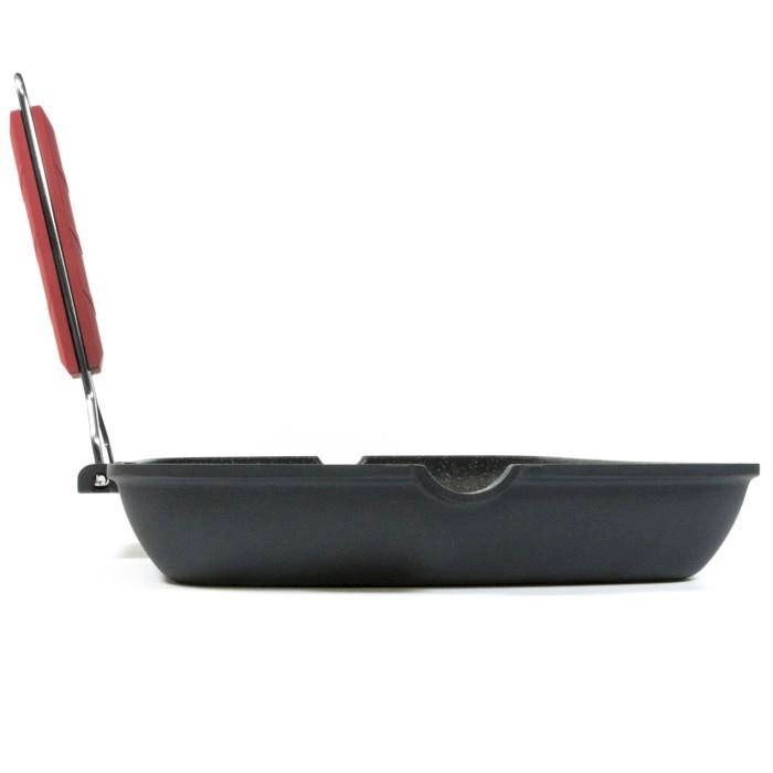 Moneta - Patelnia grillowa ze składaną rączką 24cm ind