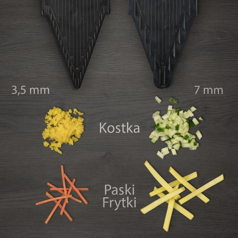 Borner - szatkownica Hebel V6 z Mulitboxem stalowa czarna