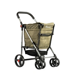 Rolser - Wózek na zakupy Basket Polar 4B Khaki
