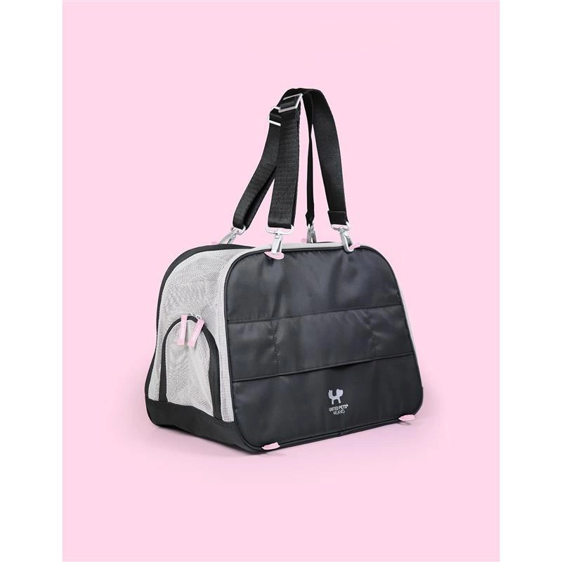United Pets - Torba/ transporter, czarno- różowa