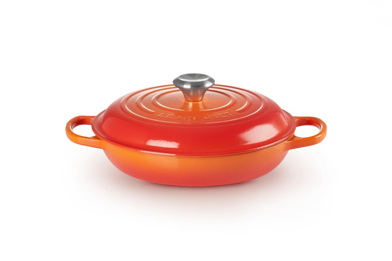 Le Creuset - garnek patelnia Gourmet Signature 26 cm 2,2 l płomienny