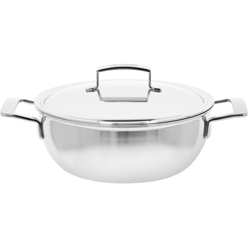 Demeyere - SILVER 7 Garnek niski stożkowy z pokrywką 4.8 ltr
