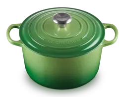 Le Creuset - garnek żeliwny emaliowany wysoki 5 l 24 cm bamboo