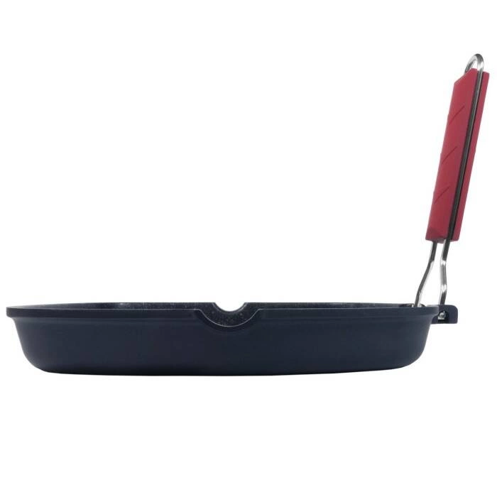 Moneta - Patelnia grillowa ze składaną rączką 28cm ind