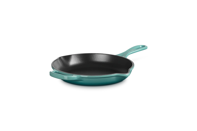 Le Creuset - patelnia Signature niska żeliwna 23 cm bleu riviera