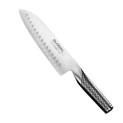 Global - Nóż Santoku żłobiony 18 cm G-80