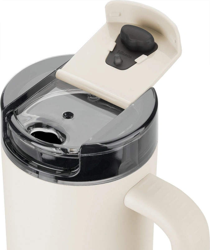 Zwilling - THERMO PLUS Kubek termiczny ze słomką - 900 ml, kremowy