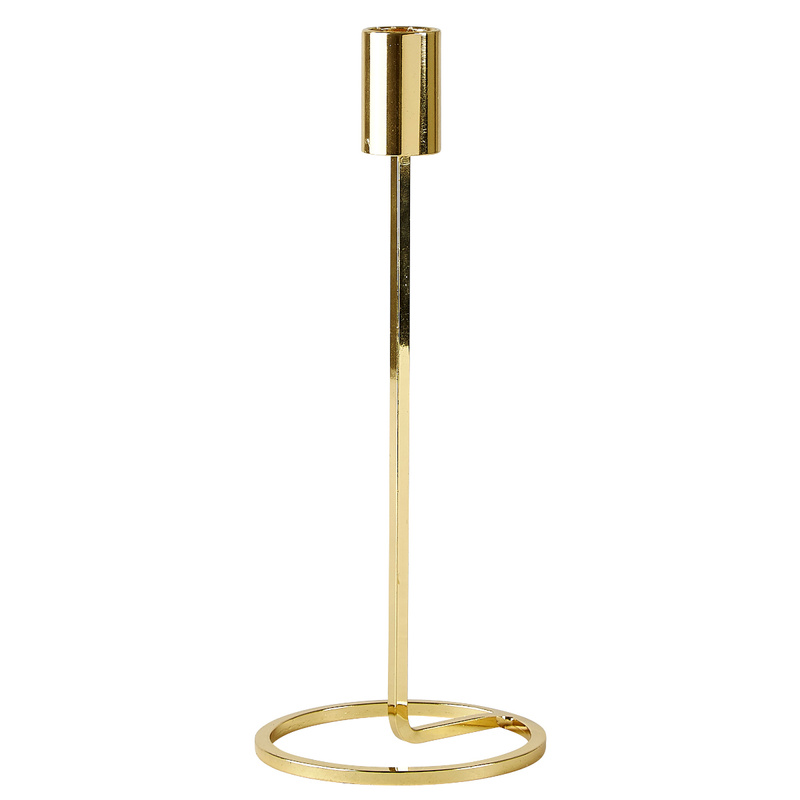 Villa Collection - Świecznik Amat wys. 23 cm Gold Iron