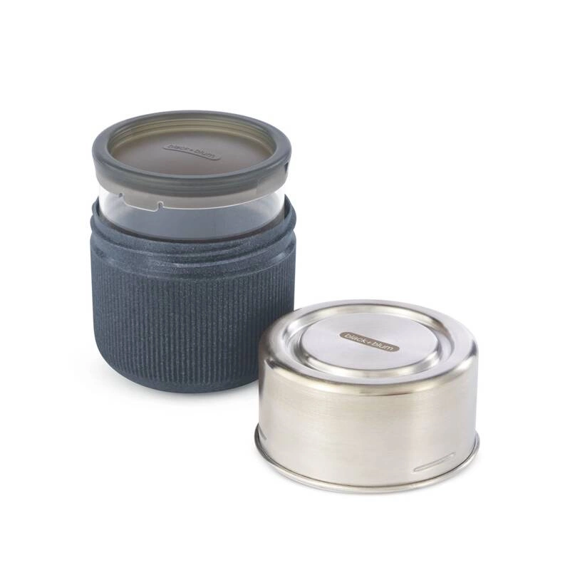 Black & Blum - Lunch bowl szklany S, łupkowy