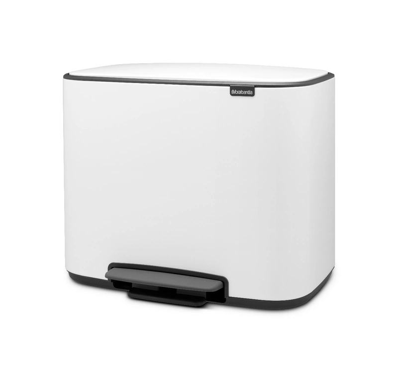 Brabantia - Kosz na śmieci pedałowy BO 36l biały