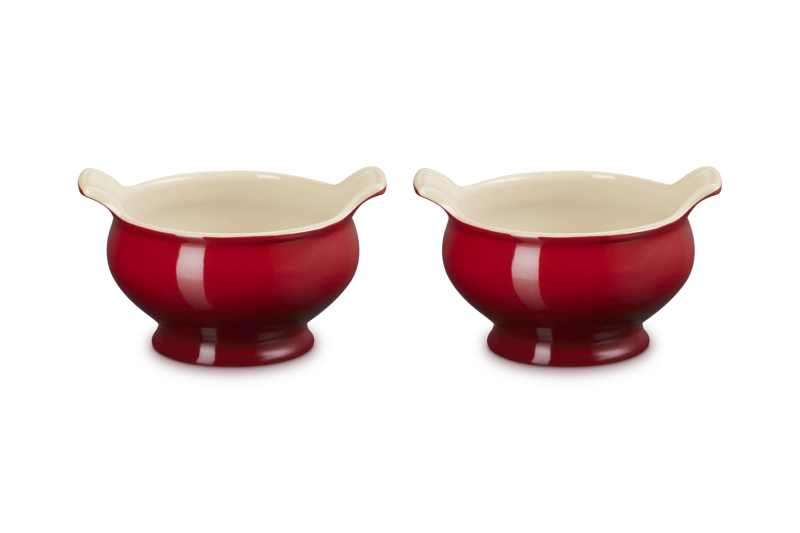 Le Creuset - Zestaw 2 Bulionówek 600ml Wiśniowy