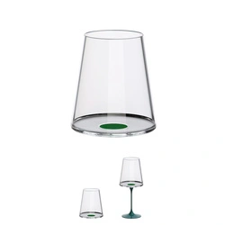 Trebonn - SplitGlass - Klieliszek do czerwonego wina zielony 2szt