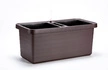 Urbalive - BERBERIS DUO Donica samonawadniająca 78 x 39 cm, brązowy