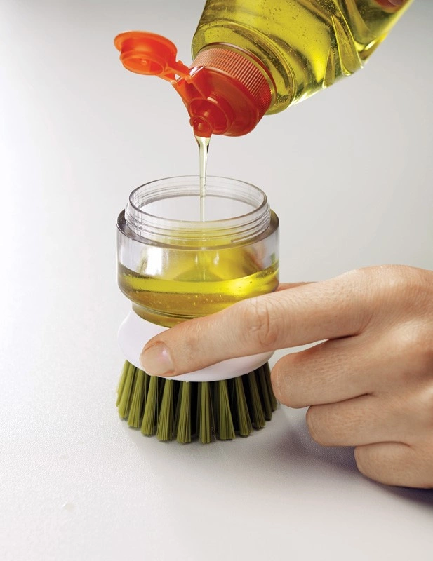 Joseph Joseph - Szczotka do mycia naczyń z pompką, szara