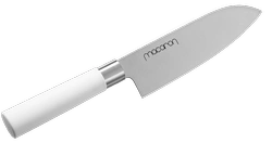 Satake - Macaron White Nóż Santoku 17 cm