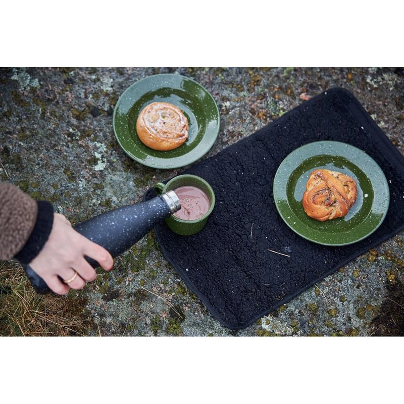 Sagaform - talerz, żeliwo emaliowane, śred. 20 cm, zielony Doris