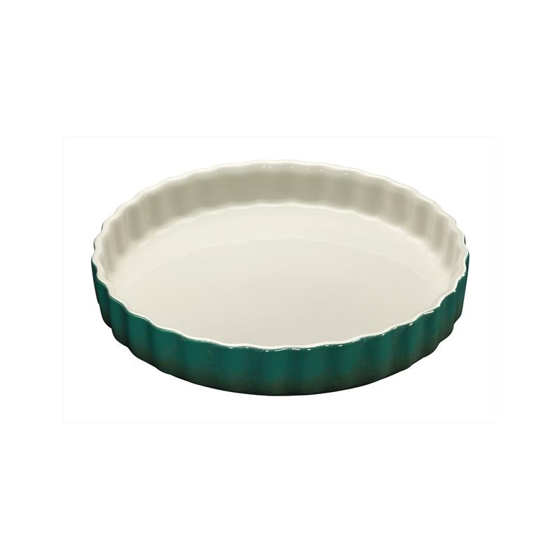 Kuchenprofi - forma do tarty  ceramika śr. 28 cm zielona PROVENCE