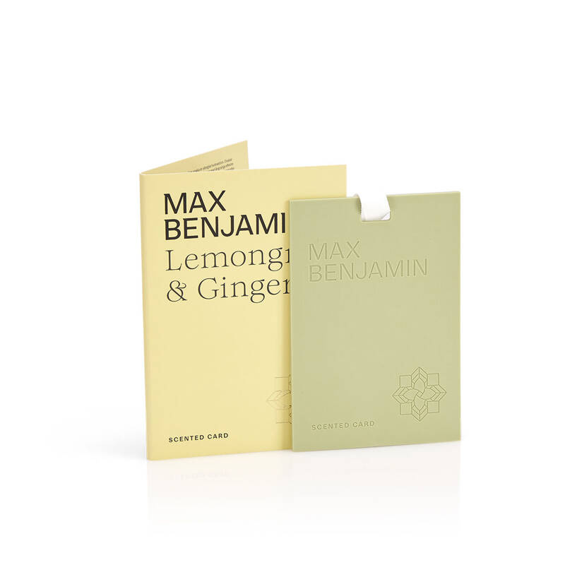 Max Benjamin - Karta zapachowa Lemongrass and Ginger Classic