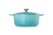 Le Creuset - brytfanna żeliwna emaliowana Signature okrągła 26 cm 5,3 l karaibska