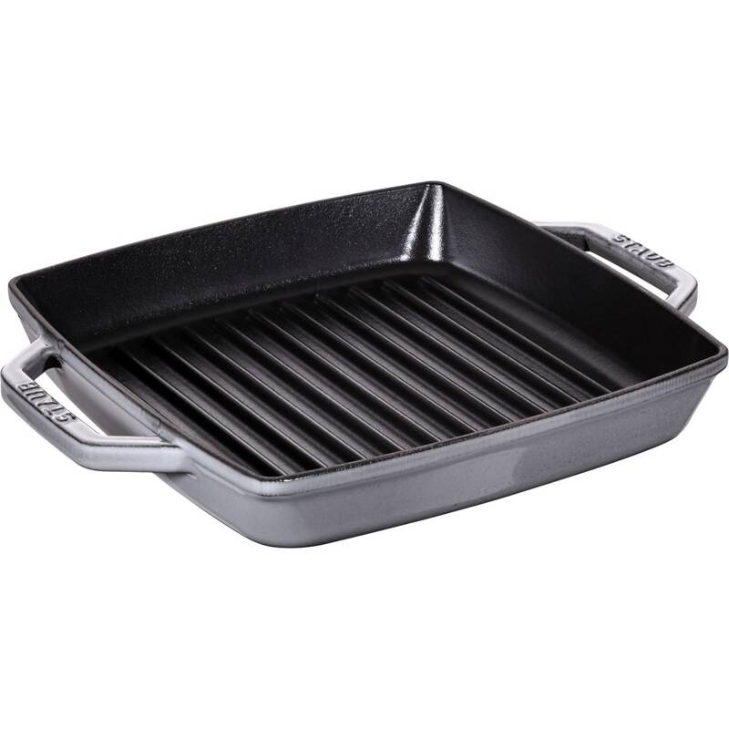 Staub - patelnia żeliwna kwadratowa 23 cm szara