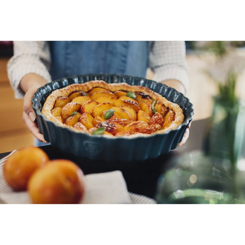 Emile Henry - Naczynie do tarty 24 CM - czarny