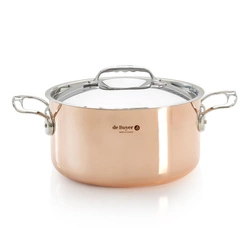 de Buyer - PRIMA MATERA Garnek wysoki z pokrywą 20 cm