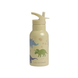 A Little Lovely Company - Kubek ze słomką dla dzieci DINOSAURS 350 ml