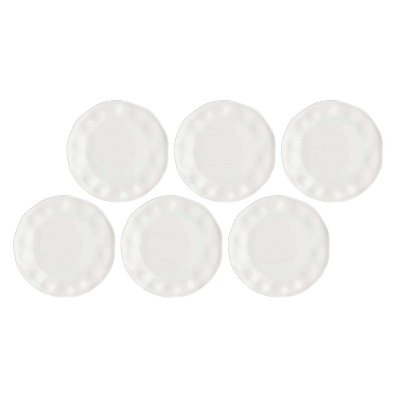 La Porcellana Bianca - LUNIA Zestaw 6 talerzy do sałatek 21.5 cm