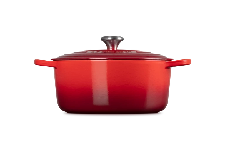 Le Creuset - garnek żeliwny emaliowany Signature 28 cm 6,7 l wiśniowa