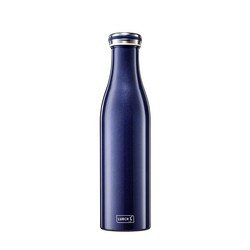 Lurch - butelka termiczna, stalowa, 0,75 l, niebieska metaliczna