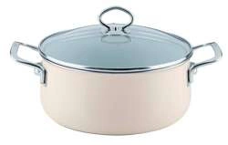 Riess - Garnek Riess niski z pokrywą 4,0l 24cm Avorio