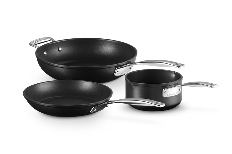 Le Creuset  - Zestaw 3 naczyń z powłoka nieprzywieralną