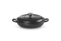 Le Creuset - garnek patelnia Gourmet Signature 22 cm 1,4 l czarna