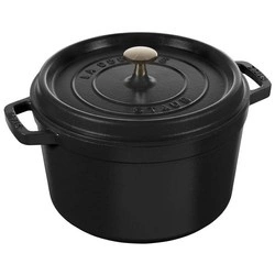 Staub - Garnek żeliwny okrągły wysoki - 4.8 ltr, Czarny