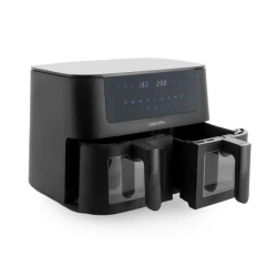 GreenPan - Airfryer frytkownica beztłuszczowa podwójna Bistro czarna