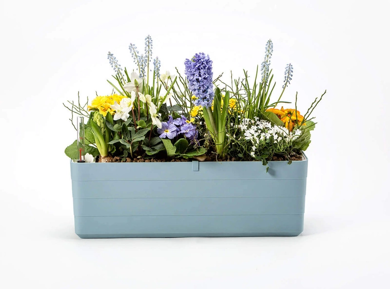 Urbalive - BERBERIS Donica samonawadniająca prostokątna 60 x 20 cm, błękitny