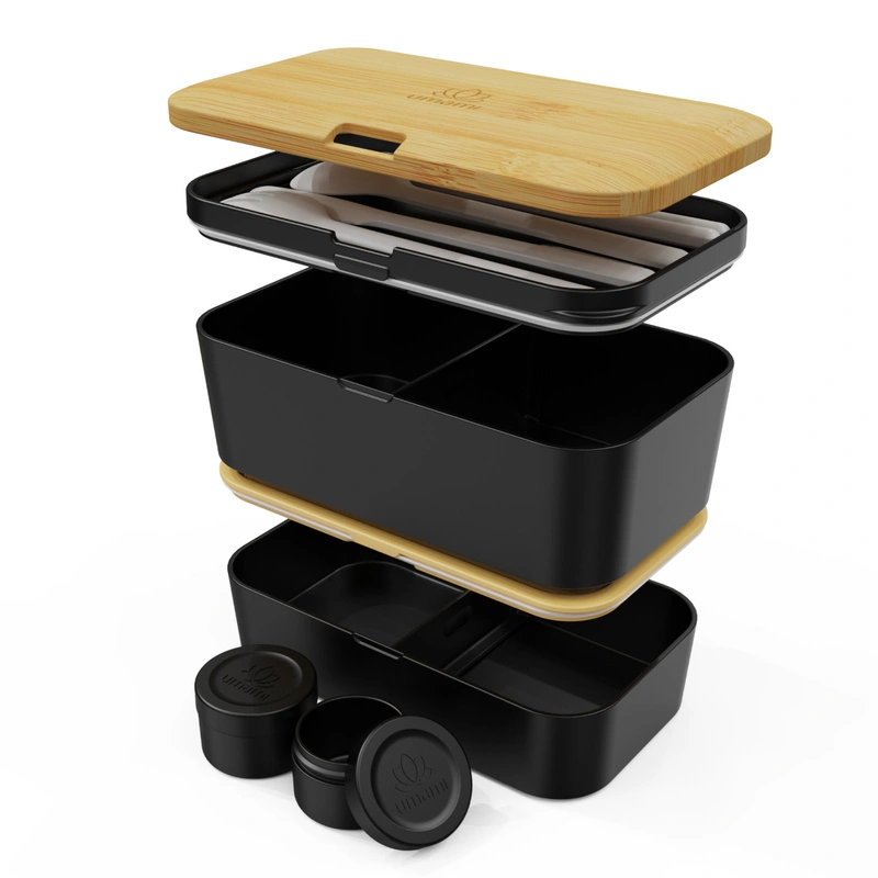 UMAMI - Lunchbox Nestable - Bamboo Black - 1500ml