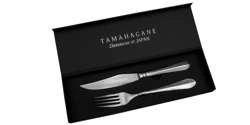 Tamahagane -  Zestaw Nóż + widelec do steków
