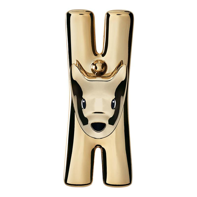 A di Alessi - klips, złoty GIAMPO