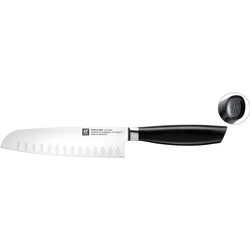 Zwilling - nóż Santoku z rowkami 18 cm czarny All * Star