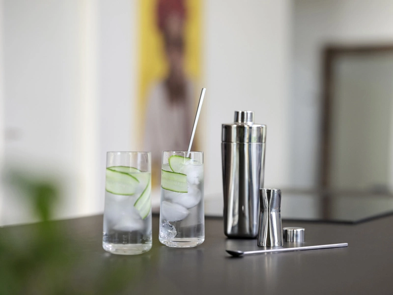 Zone Denmark - Miarka do alkoholu 25/50ml Rocks Stalowa