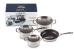 Le Creuset - komplet stalowych garnków 4 el. 3-ply