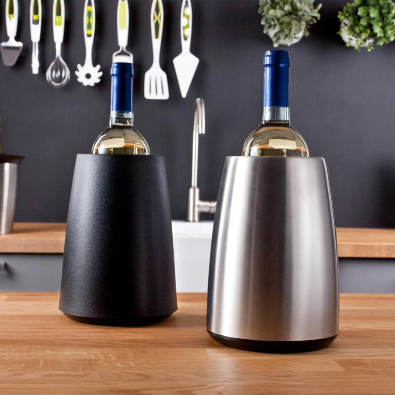 VACU VIN - Aktywny schładzacz do wina Elegant czarny